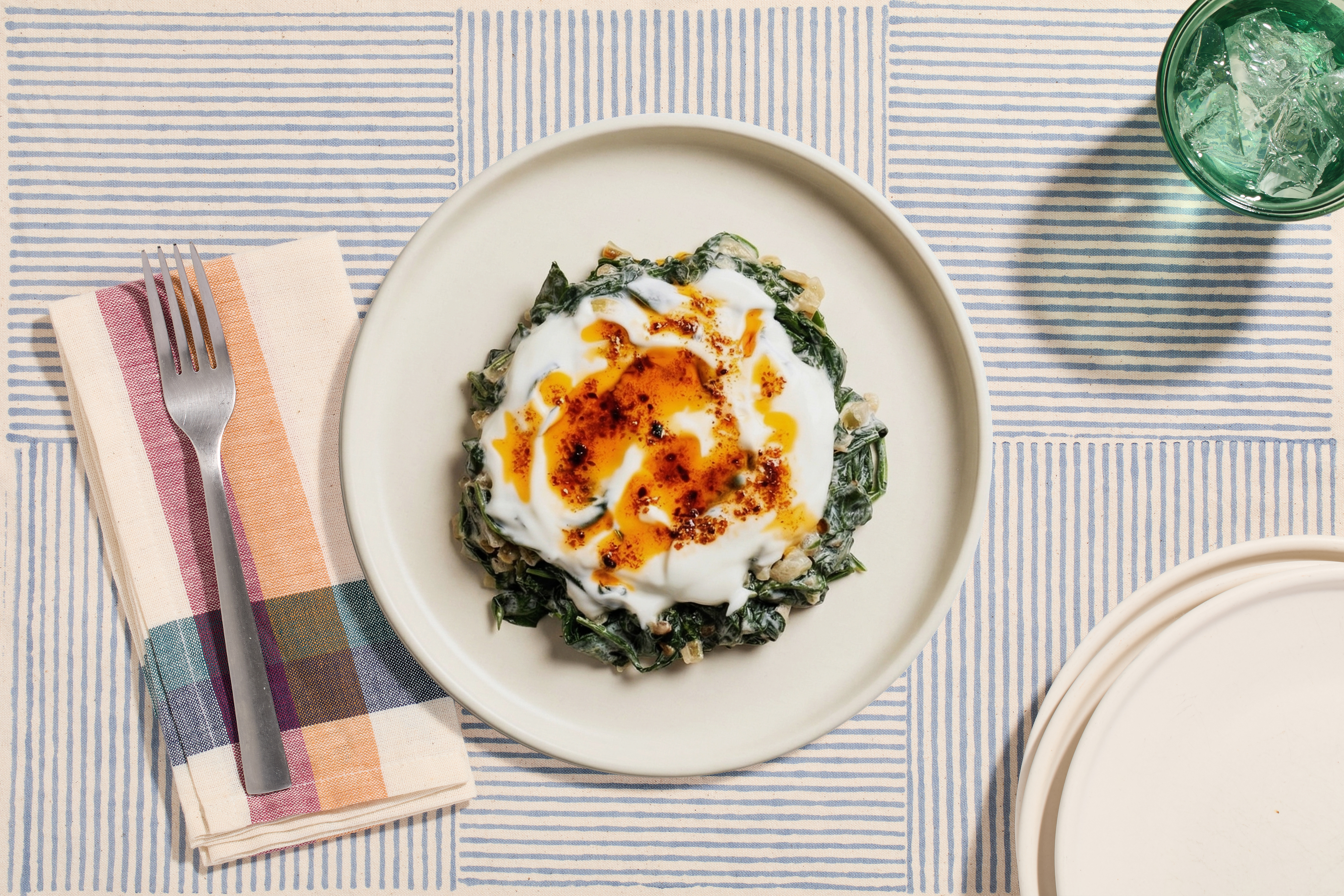 Borani (Sauteed Spinach With Yogurt)